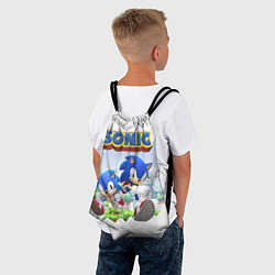 Рюкзак-мешок Sonic Stories, цвет: 3D-принт — фото 2