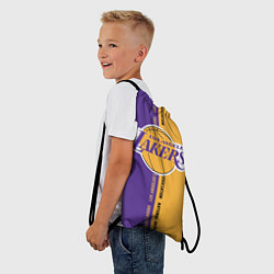 Рюкзак-мешок NBA: LA Lakers, цвет: 3D-принт — фото 2