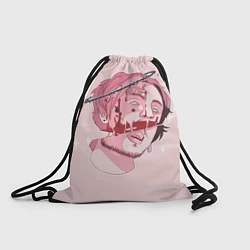 Рюкзак-мешок Lil Peep: Dead Face, цвет: 3D-принт