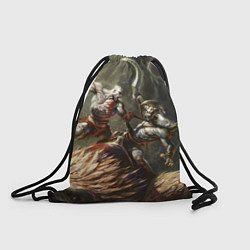 Рюкзак-мешок Кратос: Бог войны, цвет: 3D-принт