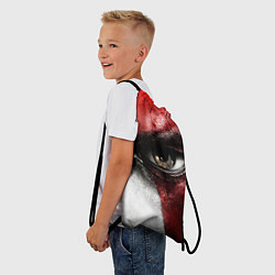 Рюкзак-мешок Взгляд Кратоса, цвет: 3D-принт — фото 2