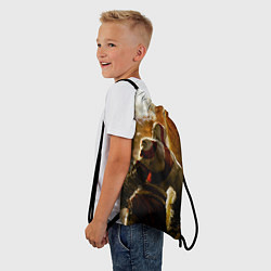 Рюкзак-мешок Генерал Кратос, цвет: 3D-принт — фото 2