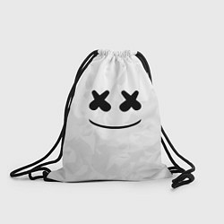 Рюкзак-мешок Marshmello: White Face, цвет: 3D-принт