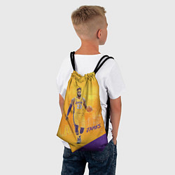 Рюкзак-мешок LeBron James: NBA Star, цвет: 3D-принт — фото 2