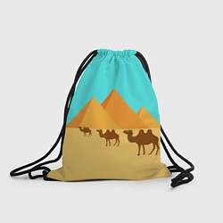 Рюкзак-мешок Пирамиды Египта, цвет: 3D-принт