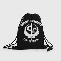 Рюкзак-мешок Brothood of Steel, цвет: 3D-принт