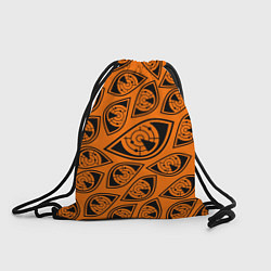 Рюкзак-мешок R6S: Orange Pulse Eyes, цвет: 3D-принт