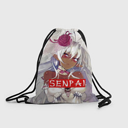Рюкзак-мешок Senpai: White Girl, цвет: 3D-принт