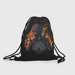 Рюкзак-мешок PUBG: Flame Soldier, цвет: 3D-принт