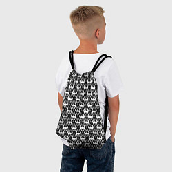 Рюкзак-мешок TES: White Pattern, цвет: 3D-принт — фото 2