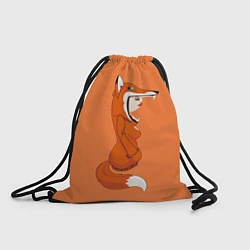 Рюкзак-мешок Барышня Лиса, цвет: 3D-принт