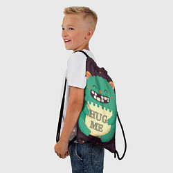 Рюкзак-мешок Monster: Hug me, цвет: 3D-принт — фото 2