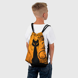 Рюкзак-мешок Halloween Cat, цвет: 3D-принт — фото 2