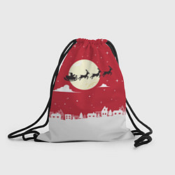 Рюкзак-мешок Новогоднее чудо, цвет: 3D-принт