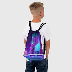 Рюкзак-мешок Neon Nights, цвет: 3D-принт — фото 2