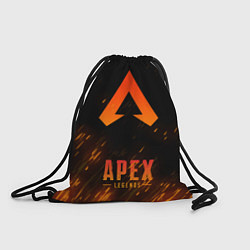 Рюкзак-мешок Apex Legends: Orange Flame, цвет: 3D-принт