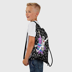 Рюкзак-мешок Marshmello x Llama, цвет: 3D-принт — фото 2