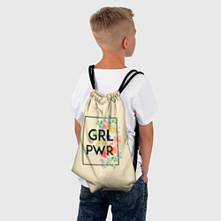 Рюкзак-мешок GRL PWR, цвет: 3D-принт — фото 2