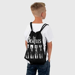 Рюкзак-мешок The Beatles: Black Side, цвет: 3D-принт — фото 2