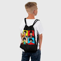 Рюкзак-мешок The Beatles: Pop Art, цвет: 3D-принт — фото 2