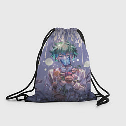Рюкзак-мешок My Hero Academia в кустах, цвет: 3D-принт