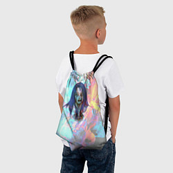 Рюкзак-мешок Billie Eilish Dark, цвет: 3D-принт — фото 2