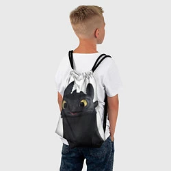 Рюкзак-мешок Черная фурия, цвет: 3D-принт — фото 2