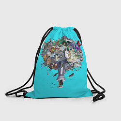 Рюкзак-мешок Mob Psycho 100, цвет: 3D-принт