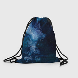 Рюкзак-мешок Синий космос, цвет: 3D-принт