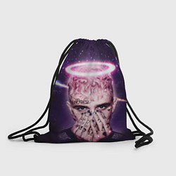 Рюкзак-мешок Lil Peep: Black Angel, цвет: 3D-принт