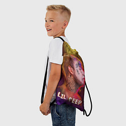 Рюкзак-мешок Lil Peep ART, цвет: 3D-принт — фото 2