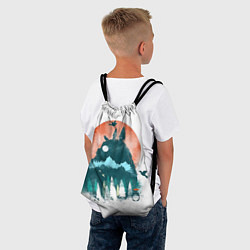 Рюкзак-мешок Лесной Тоторо, цвет: 3D-принт — фото 2