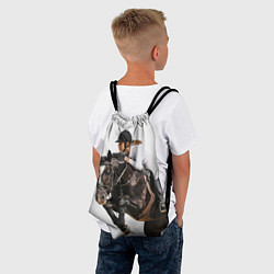 Рюкзак-мешок Наездница, цвет: 3D-принт — фото 2