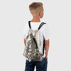 Рюкзак-мешок Наездница ковбойша, цвет: 3D-принт — фото 2