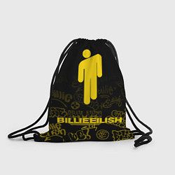 Рюкзак-мешок Billie Eilish: Dakr Manikin, цвет: 3D-принт