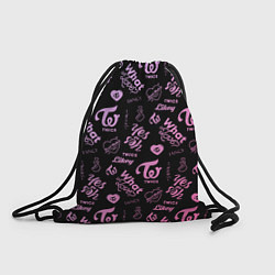 Рюкзак-мешок TWICE, цвет: 3D-принт