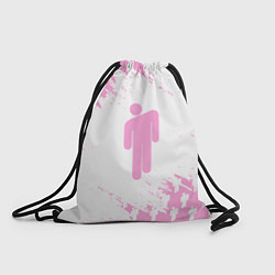 Рюкзак-мешок Billie Eilish: Pink Style, цвет: 3D-принт