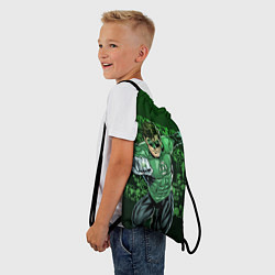Рюкзак-мешок Green Lantern, цвет: 3D-принт — фото 2