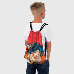 Рюкзак-мешок Wonder Woman, цвет: 3D-принт — фото 2