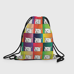 Рюкзак-мешок Woman Yelling at Cat, цвет: 3D-принт