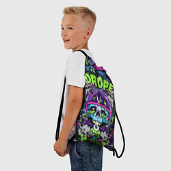 Рюкзак-мешок Череп и лонгборд, цвет: 3D-принт — фото 2