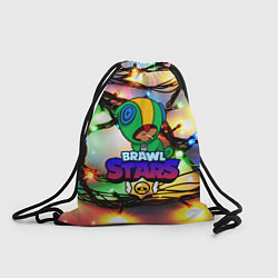 Рюкзак-мешок BRAWL STARS НОВОГОДНИЙ, цвет: 3D-принт