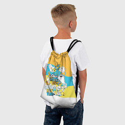 Рюкзак-мешок Adventure Time, цвет: 3D-принт — фото 2