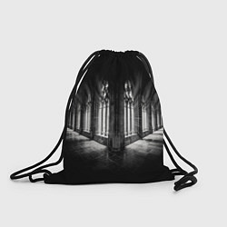 Рюкзак-мешок Темные коридоры, цвет: 3D-принт