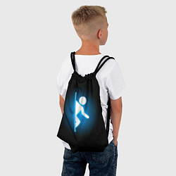 Рюкзак-мешок Portal, цвет: 3D-принт — фото 2