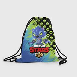 Рюкзак-мешок BRAWL STARS ОБОРОТЕНЬ LEON, цвет: 3D-принт
