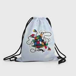 Рюкзак-мешок Кубик Рубика, цвет: 3D-принт
