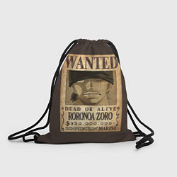 Рюкзак-мешок One Piece Wanted, цвет: 3D-принт
