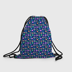 Рюкзак-мешок Весёлые фигурки, цвет: 3D-принт