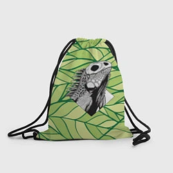 Рюкзак-мешок Игуана нежить, цвет: 3D-принт